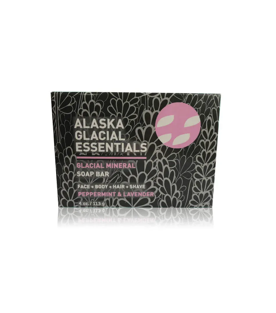 Glacial Clay Mineral Soap Bar Glacial Clay Mineral Soap Bar, Scent: Peppermint + Lavender