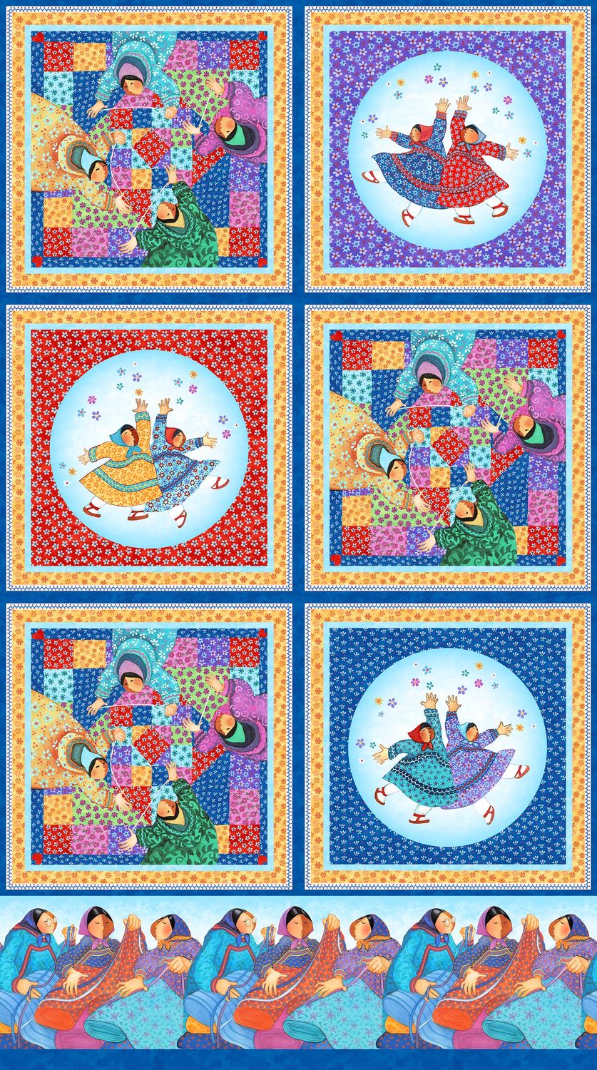 Quilts & Kuspuks Blocks 24" Panel by Barbara Lavallee