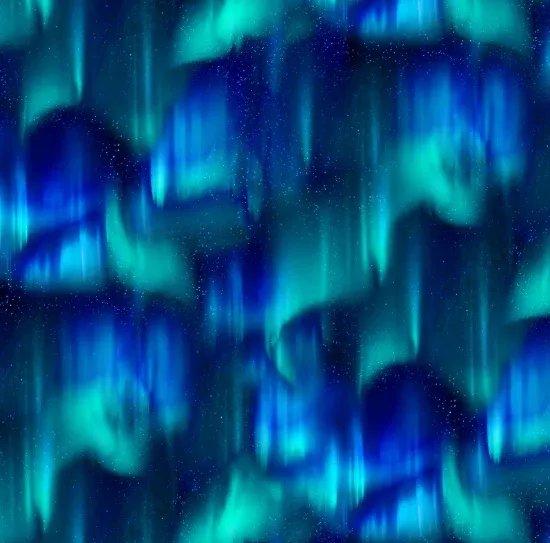 Aurora, Color: Blue, Precut Size: Yard