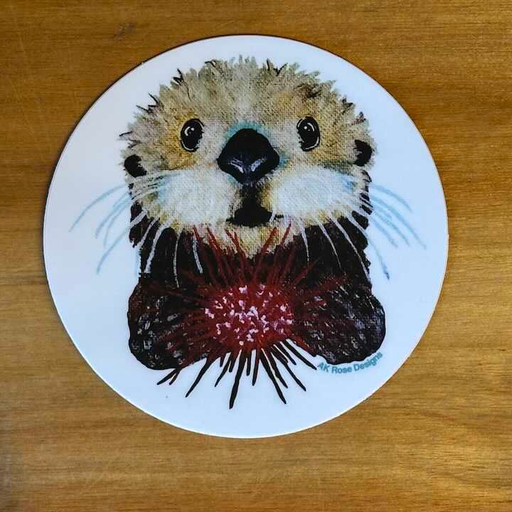 Alaska Rose Design Stickers
