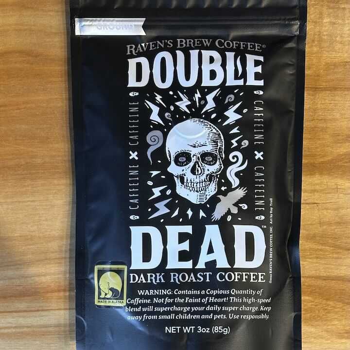 Raven's Brew 3 oz Souvenir Coffee Bags Raven's Brew 3 oz Souvenir Coffee Bags, Flavor: Double Dead