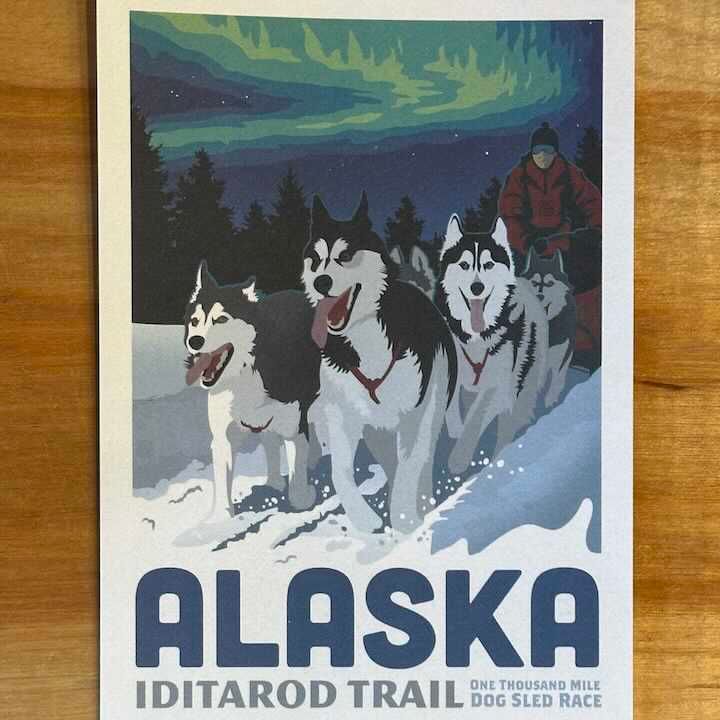 Pumpernickel Postcards Pumpernickel Postcards, Design: Iditarod Trail