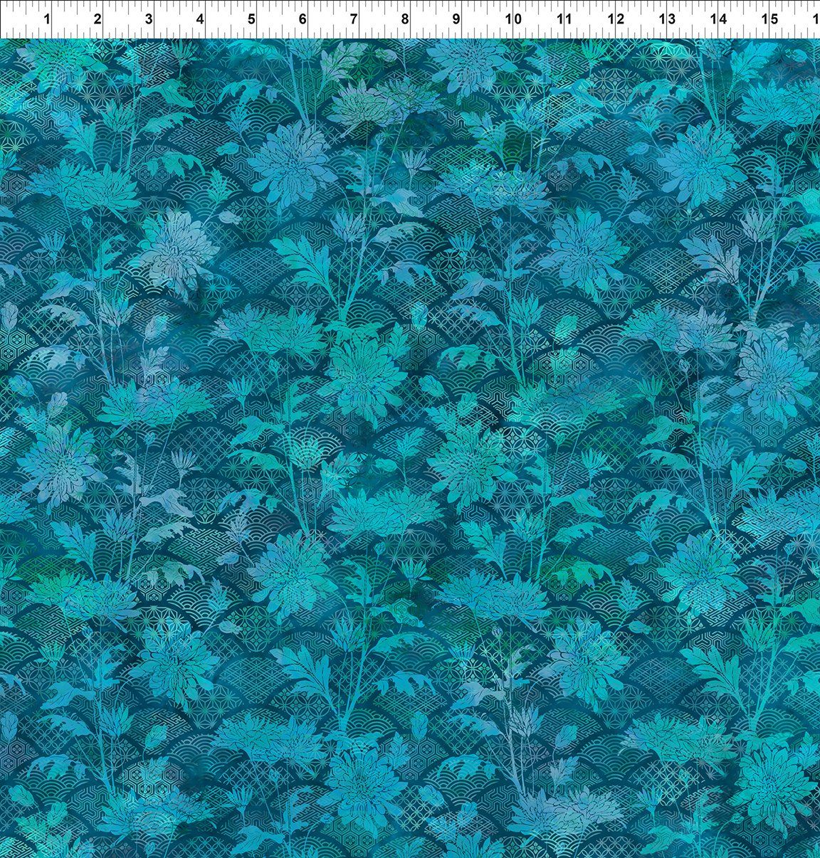 Whimsy Collection Fabrics, Color: Teal