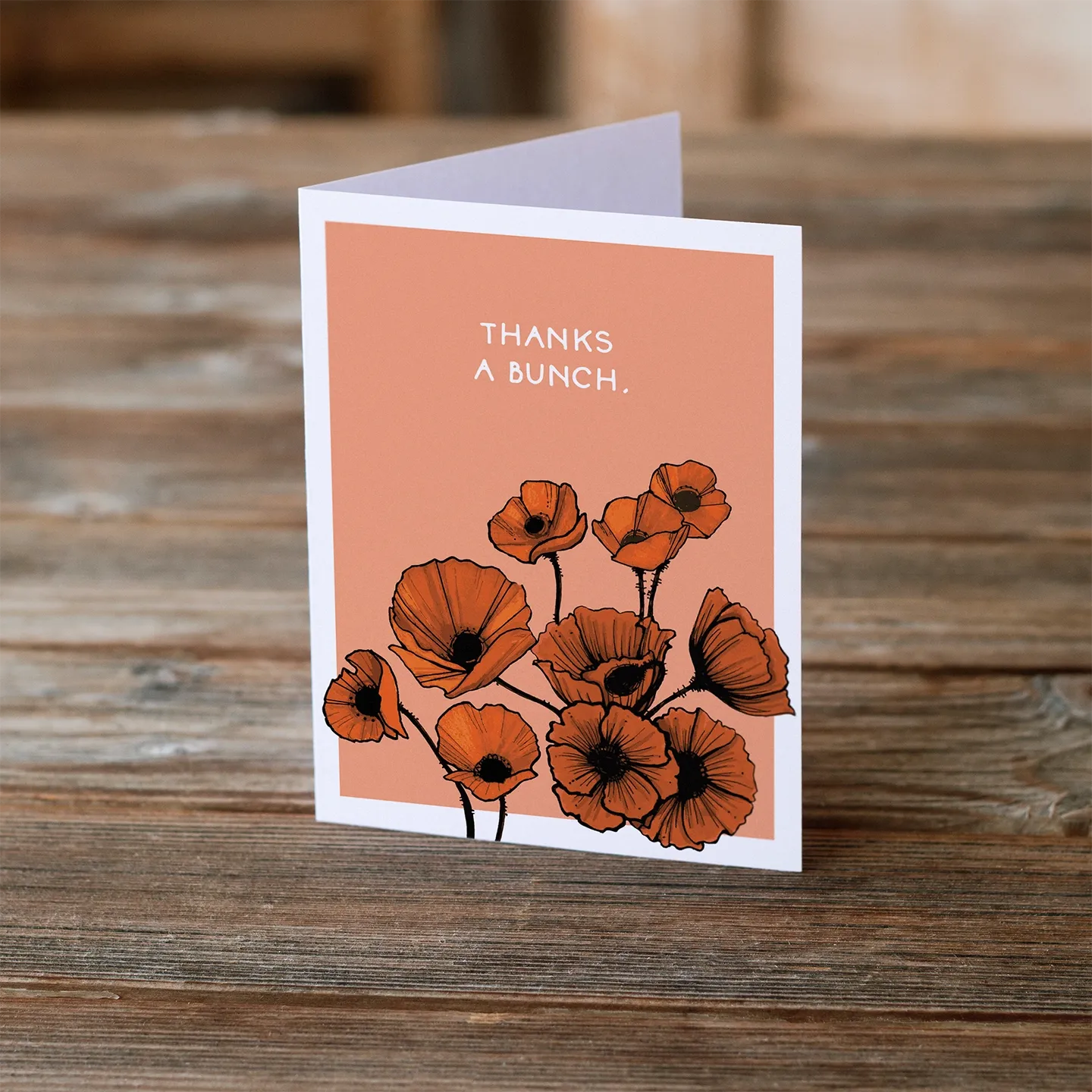 Thanks a Bunch! | Alaskan Poppies Greeting Card