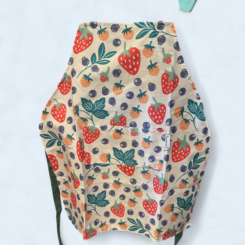 Wild Berries Cotton Children's Cooking Apron