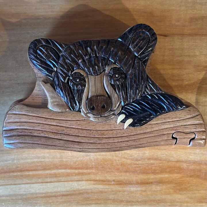Wooden Puzzle Boxes Wooden Puzzle Boxes, Design: Bear Cub