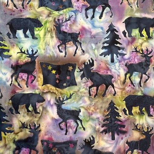 Batik Wildlife & Alaska Flag