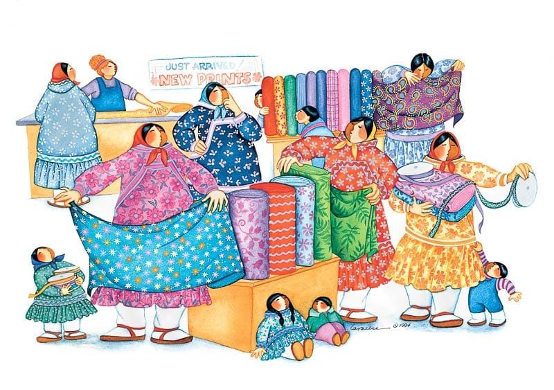 Kuspuks by the Yard - Barbara Lavallee Notecard