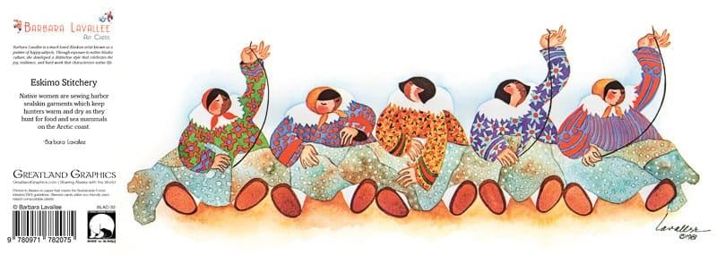 Eskimo Stitchery - Barbara Lavallee Notecard
