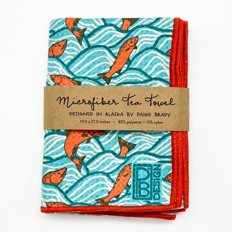 Microfiber Tea Towels in Alaska Designs