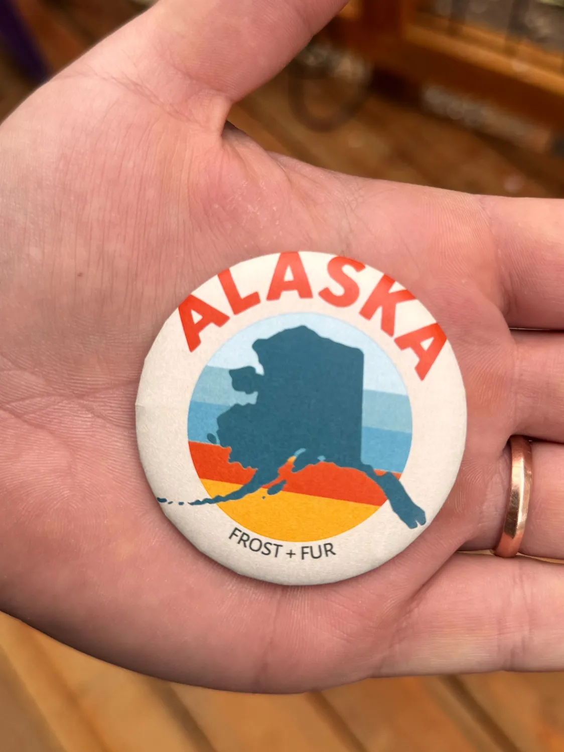 Alaska Pin Magnets Alaska Pin Magnets, Design: Alaska