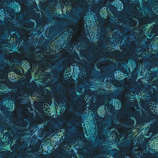 Batik Fishing Flies & Lures | River Run, Color: Moonstruck