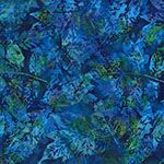 Bali Batik X Ray Leaves Bali Batik X Ray Leaves, Color: Ocean