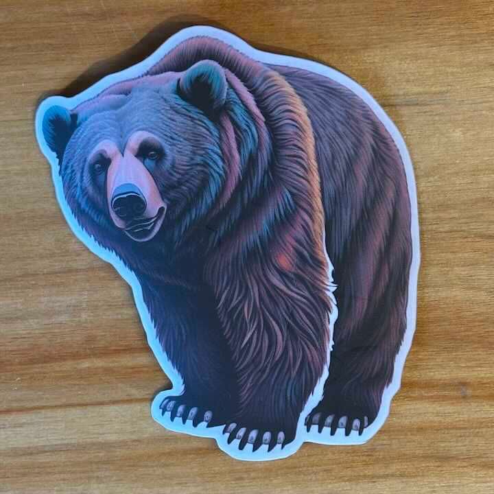 Alaska Life Designs Stickers Alaska Life Designs Stickers, Design: Standing Bear