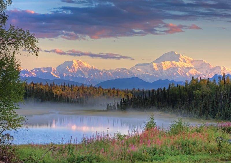 Denali Pastel - Alaska Photo Notecard