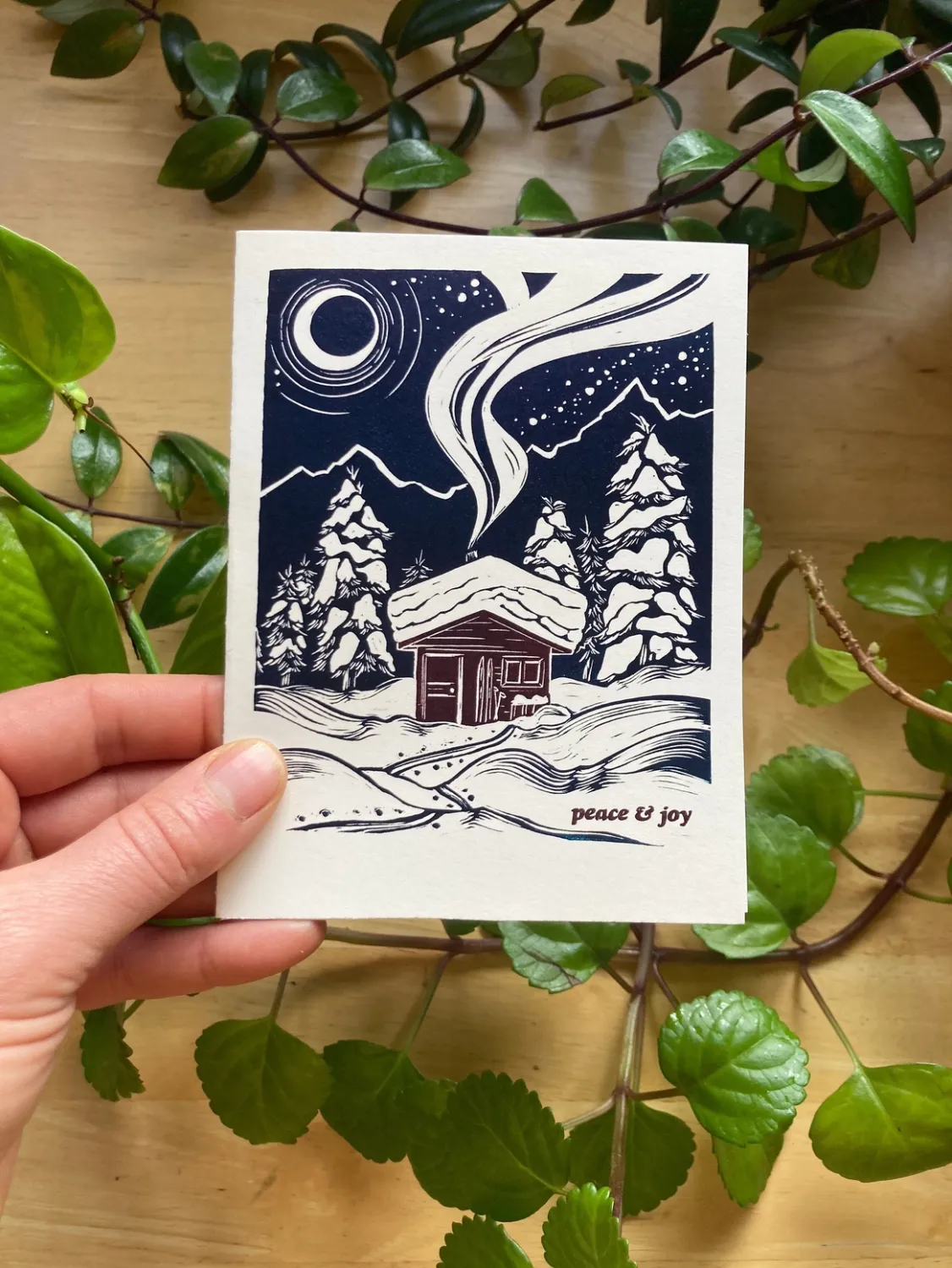 Peace + Joy | Greeting Card
