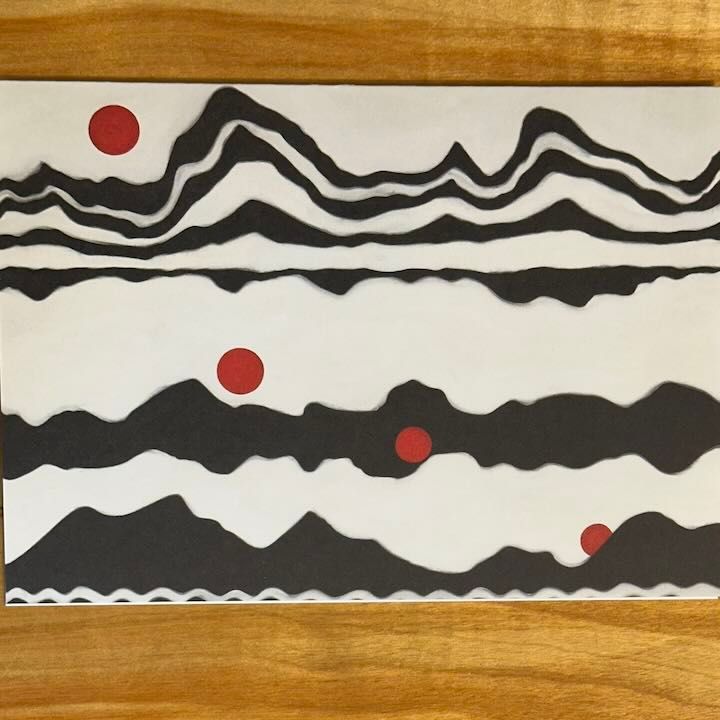 Midnight Summer Sunset Note Card