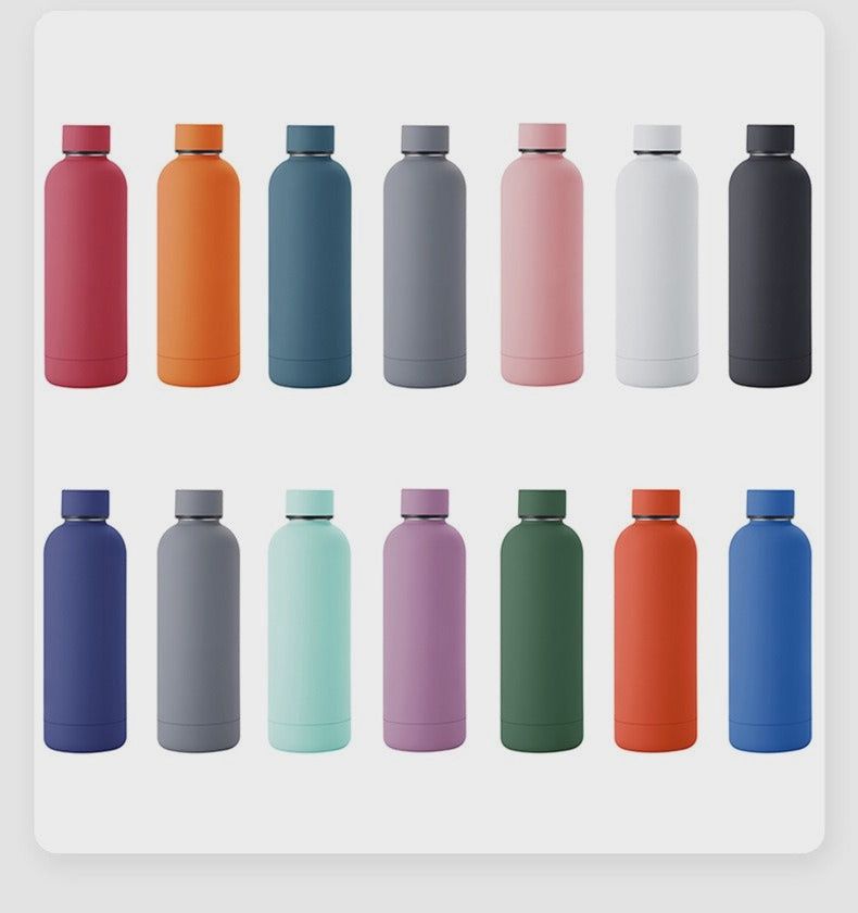 Stainless Steel Insulated Water Bottle, Color: Purple