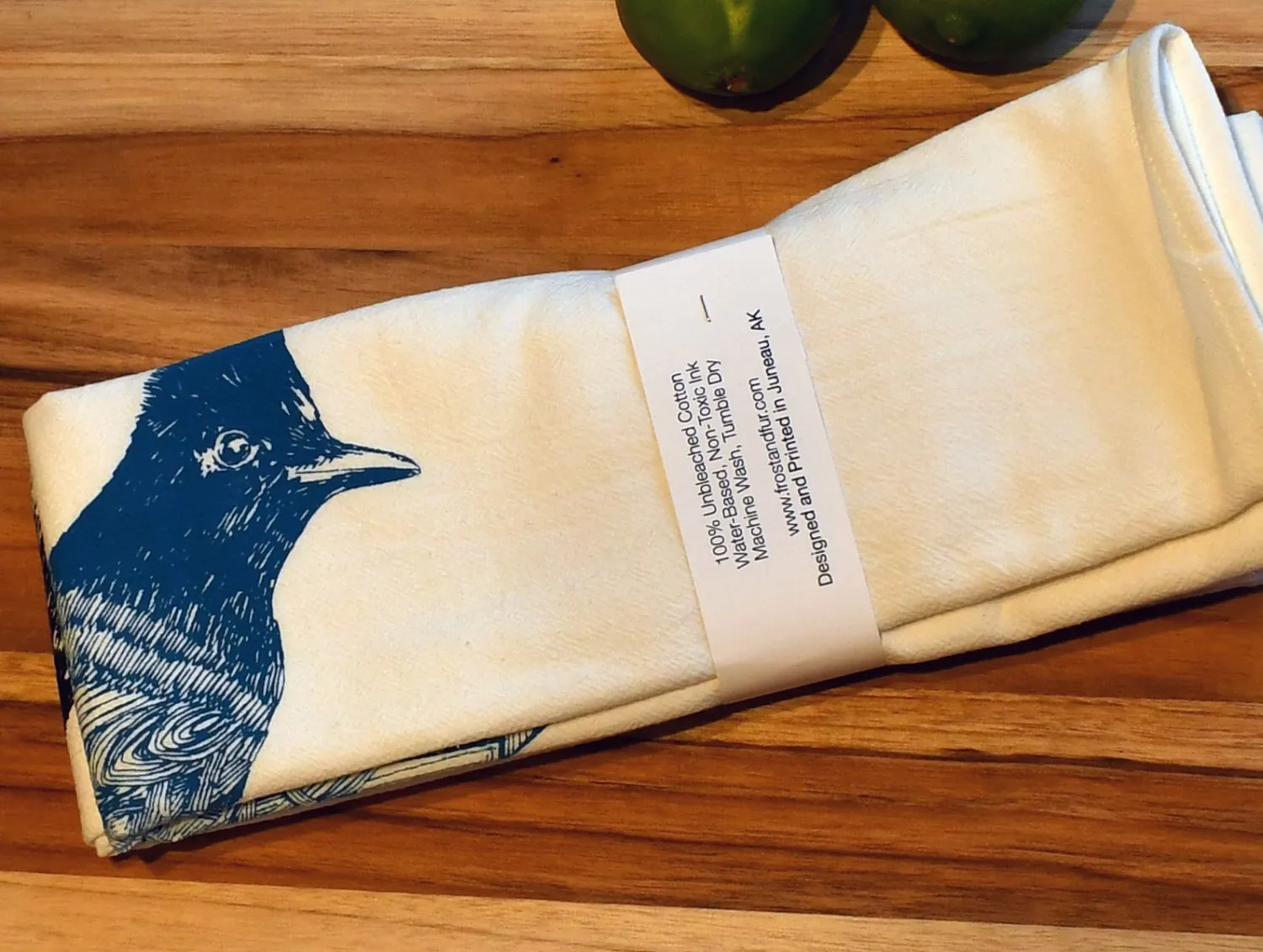 Floursack Towel Set Floursack Towel Set, Design: Stellar's Jay & Raven