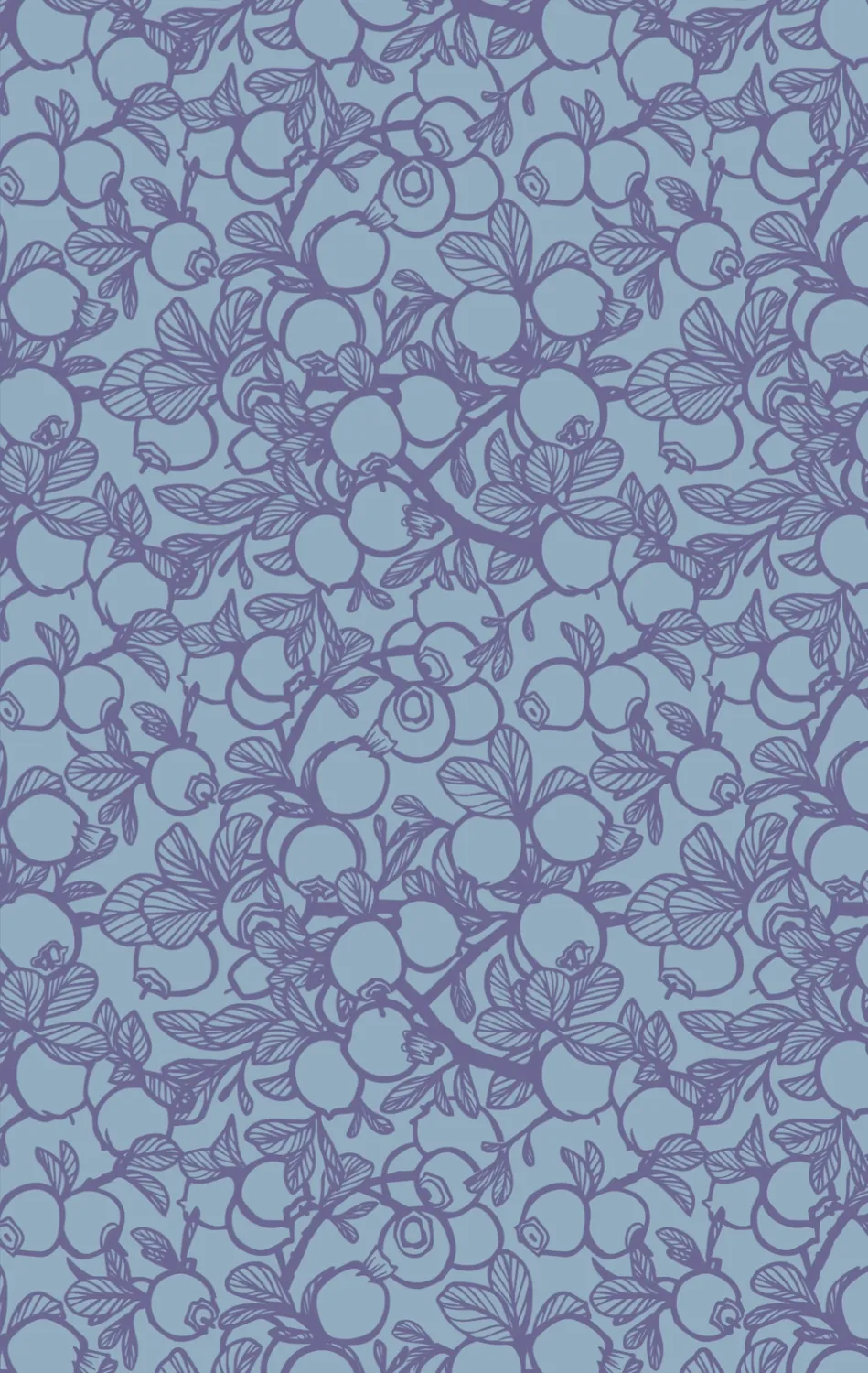 Alaskan Art Unlined Sketchbook Small Alaskan Art Unlined Sketchbook Small, Design: Blueberries