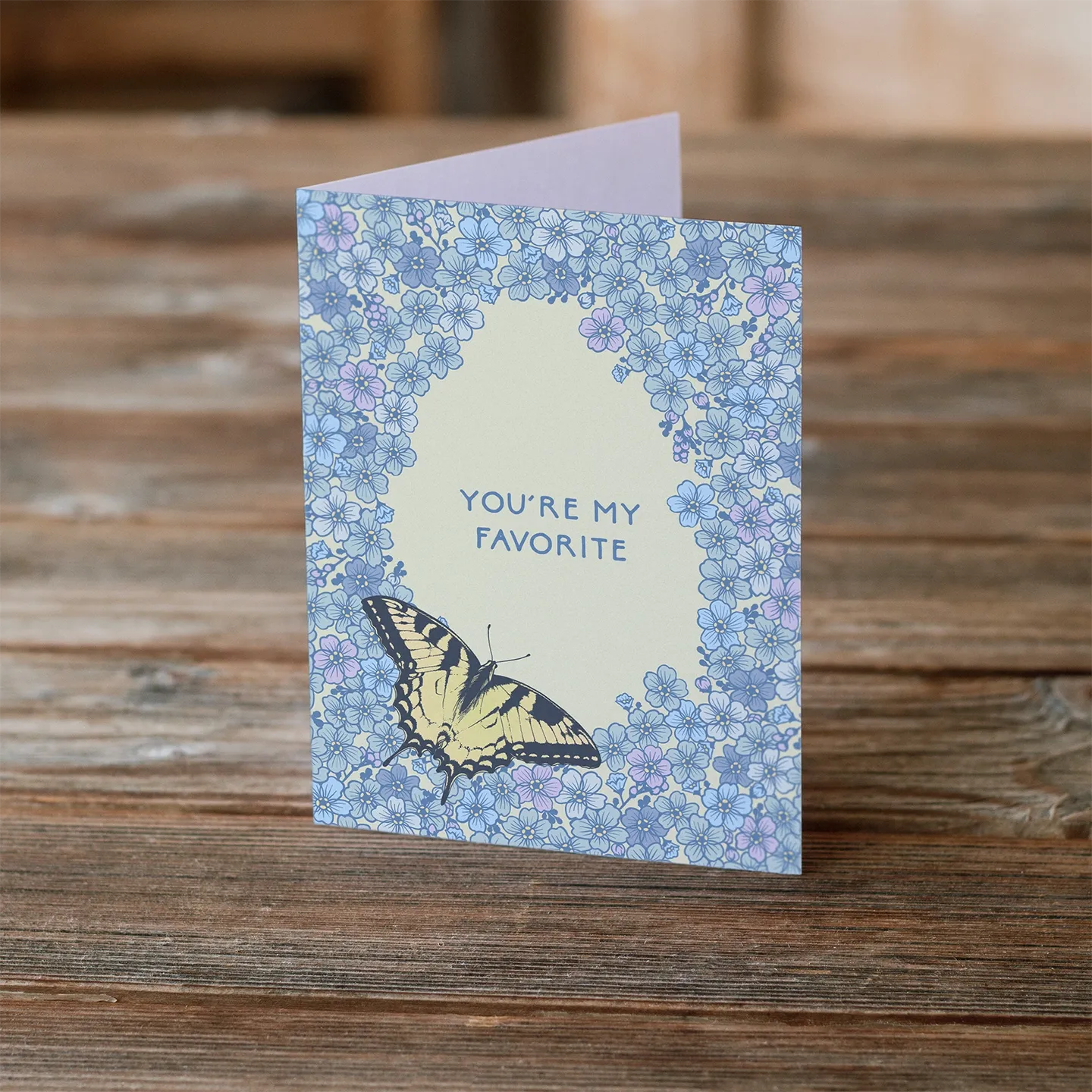 You're My Favorite | Alaskan Forget-Me-Nots Greeting Card