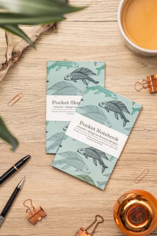 Alaskan Art Lined Notebook Small
