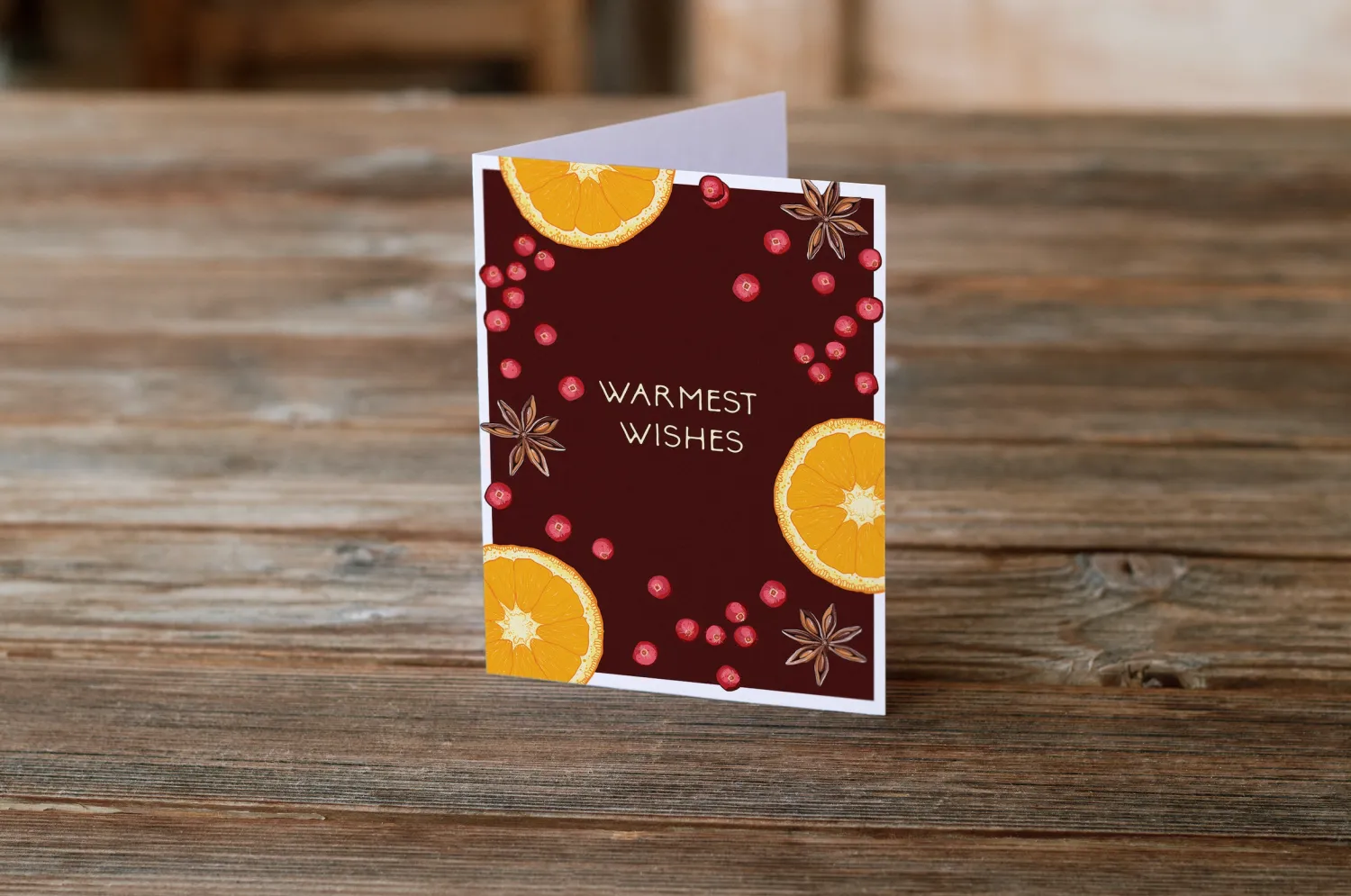 Warmest Wishes | Holiday Greeting Card