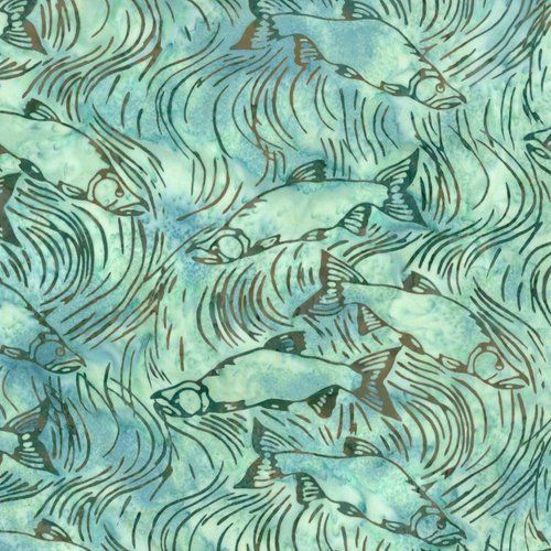 Batik Salmon Run