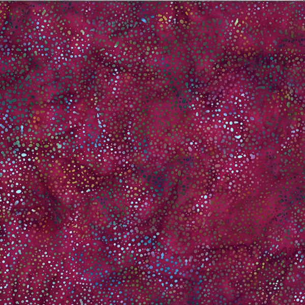 Batik Dots Batik Dots, Color: Cabernet, Precut Size: Yard