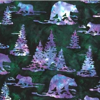 Batik Bears & Trees