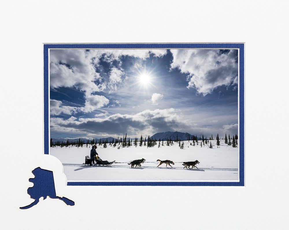 Double Matted Alaska Photo Print