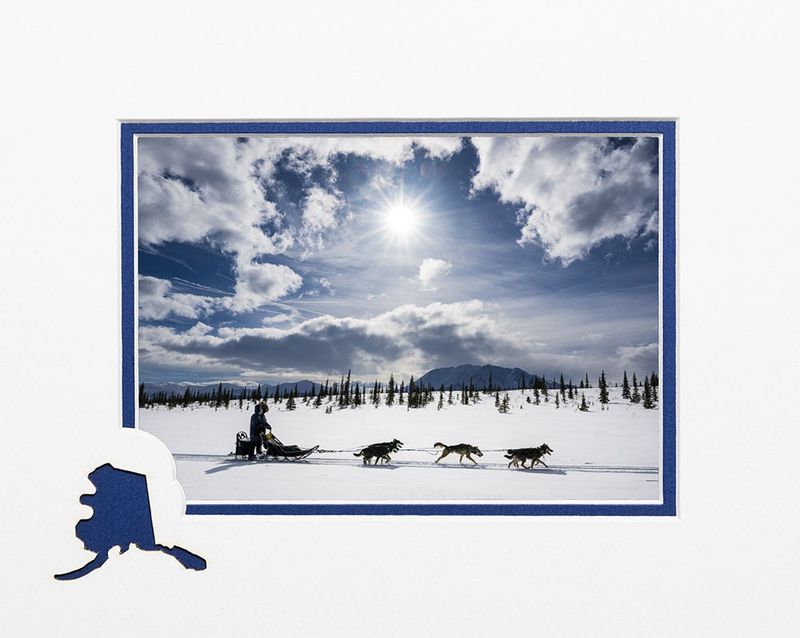 Double Matted Alaska Photo Print