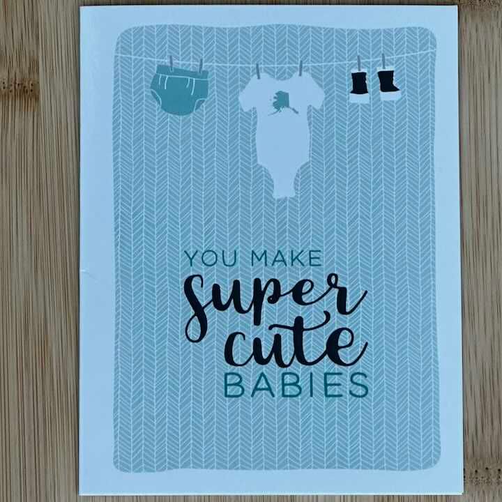 Wren & Raven Notecards Wren & Raven Notecards, Design: Super Cute Babies