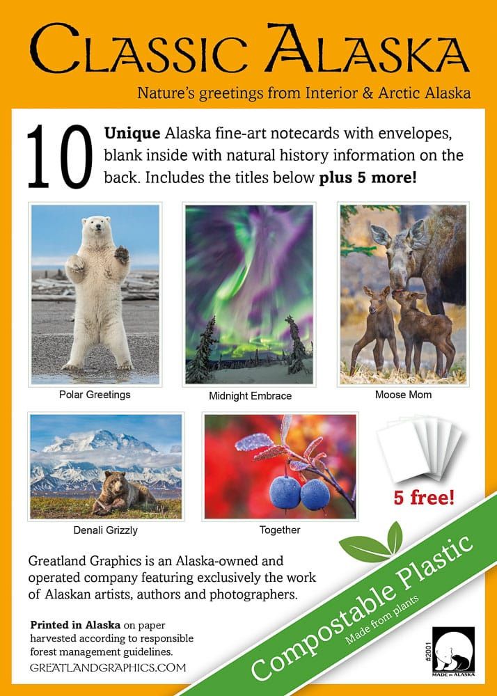 Classic Card Pack - 10 Alaska Photo Notecards