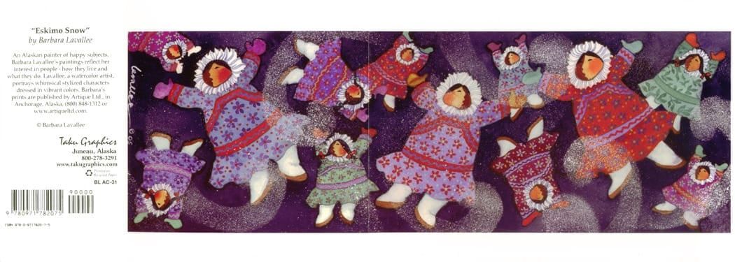 Eskimo Snow - Barbara Lavallee Notecard Eskimo Snow - Barbara Lavallee Notecard