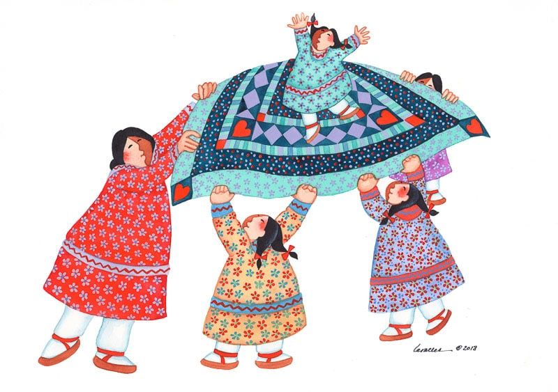 The Quilt I Barbara Lavallee Notecard