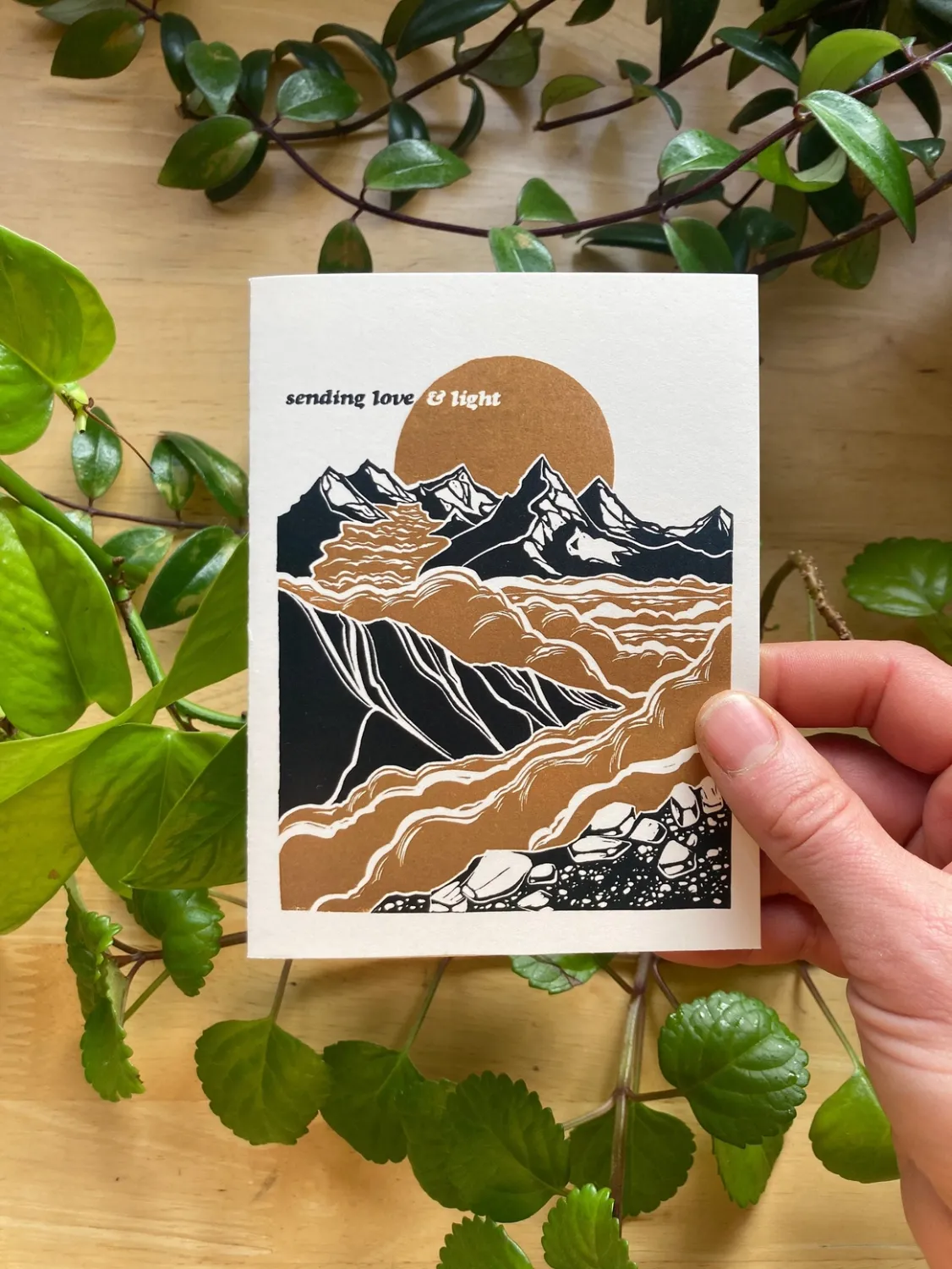 Sending Love + Light | Greeting Card Sending Love + Light | Greeting Card