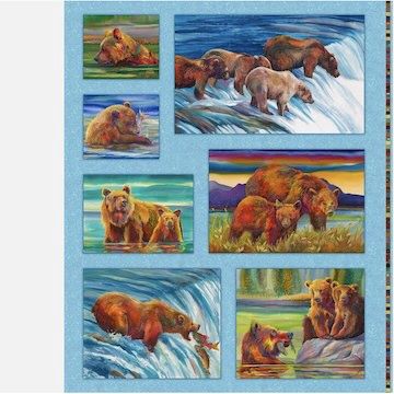 PB Bear in Mind Blocks Panel