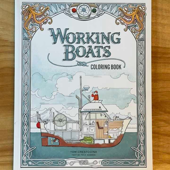 Working Boats Coloring Book