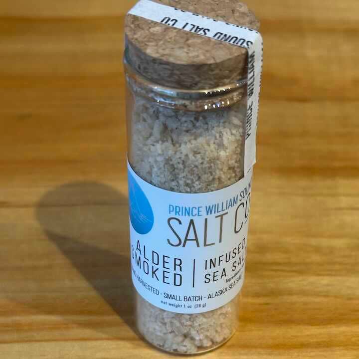 Prince William Sound Sea Salt, Flavor: Alder Smoked, Size: 1 oz