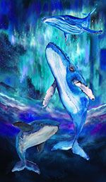 Whale Song 26" Panel