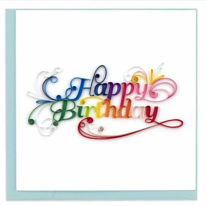 Quilling Cards Quilling Cards, Design: Happy Birthday