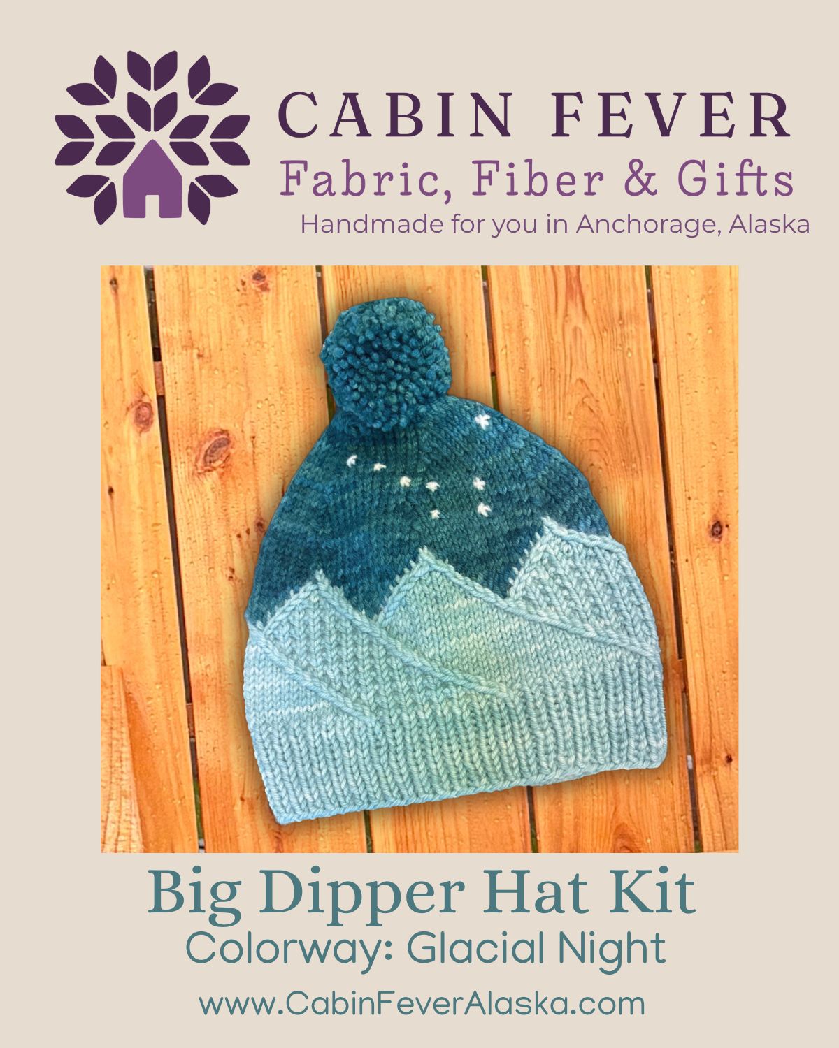 Big Dipper Hat Kit Glacial Night