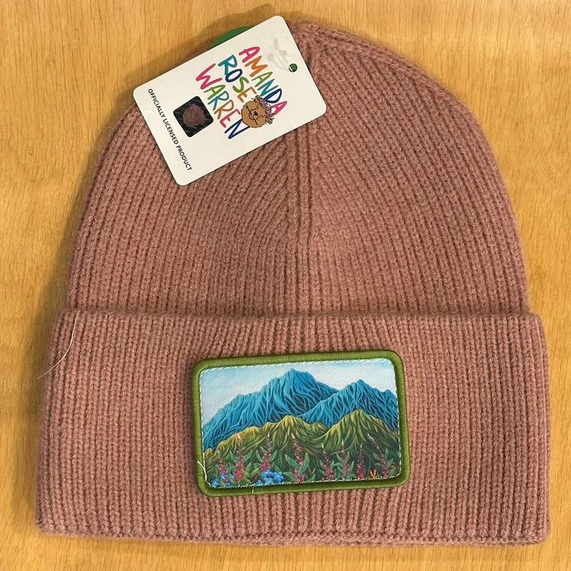 Lovely Meadow Ribbed Beanie