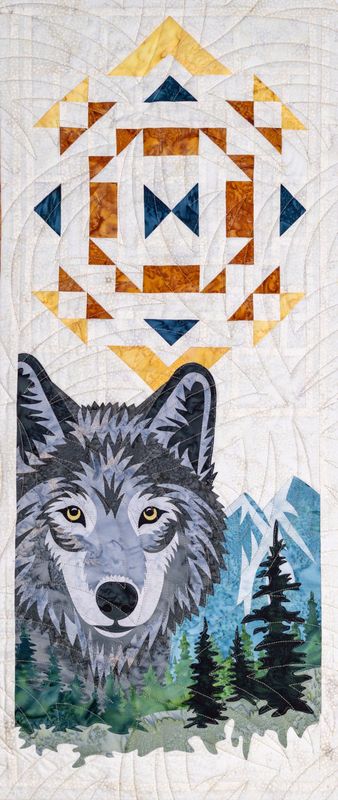 2026 Alaska Shop Hop Wolf Panel