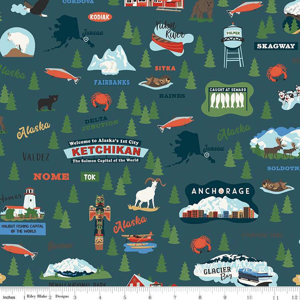Alaska Destinations Alaska Destinations, Color: Blue