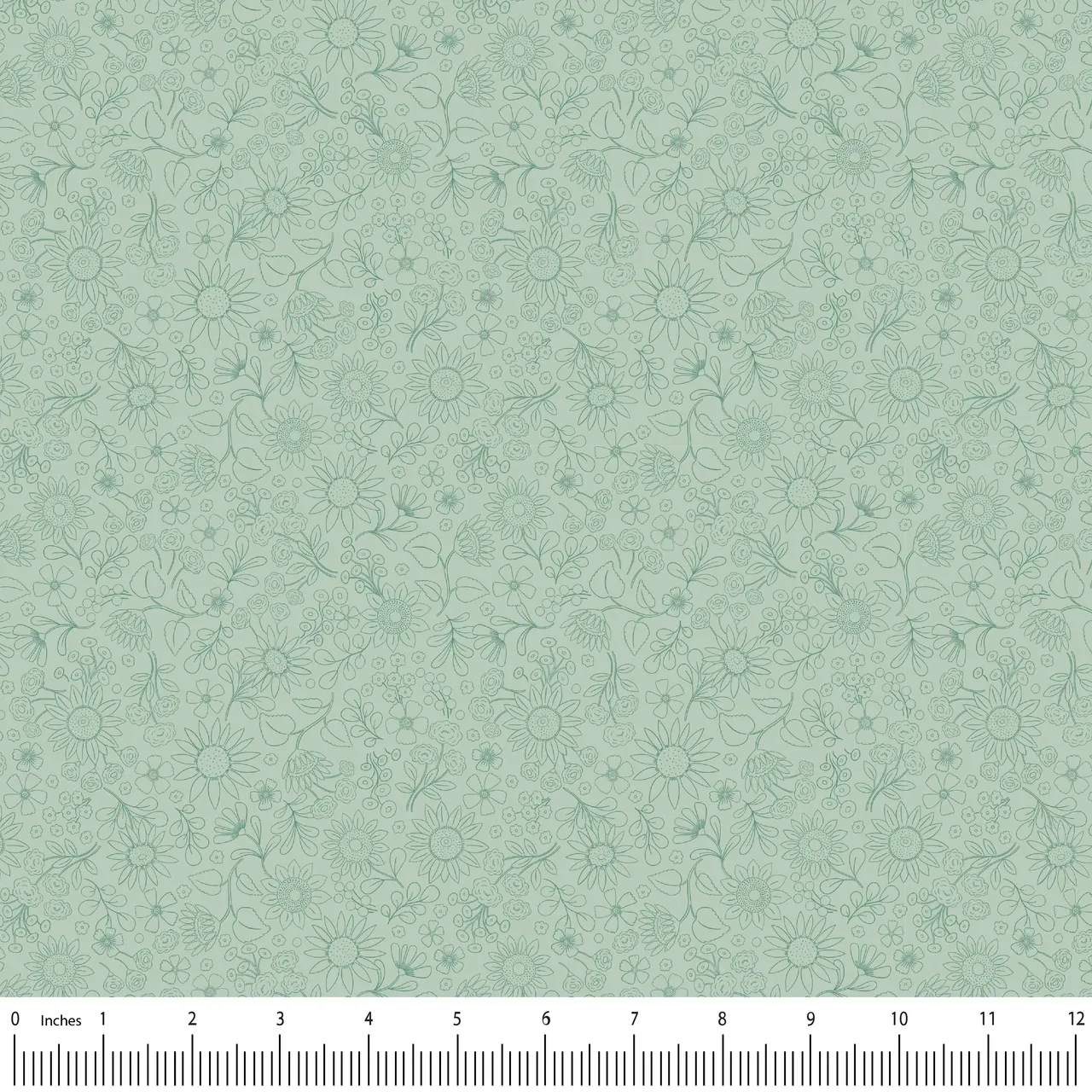 Pressed in Green | Sunflower Reverie