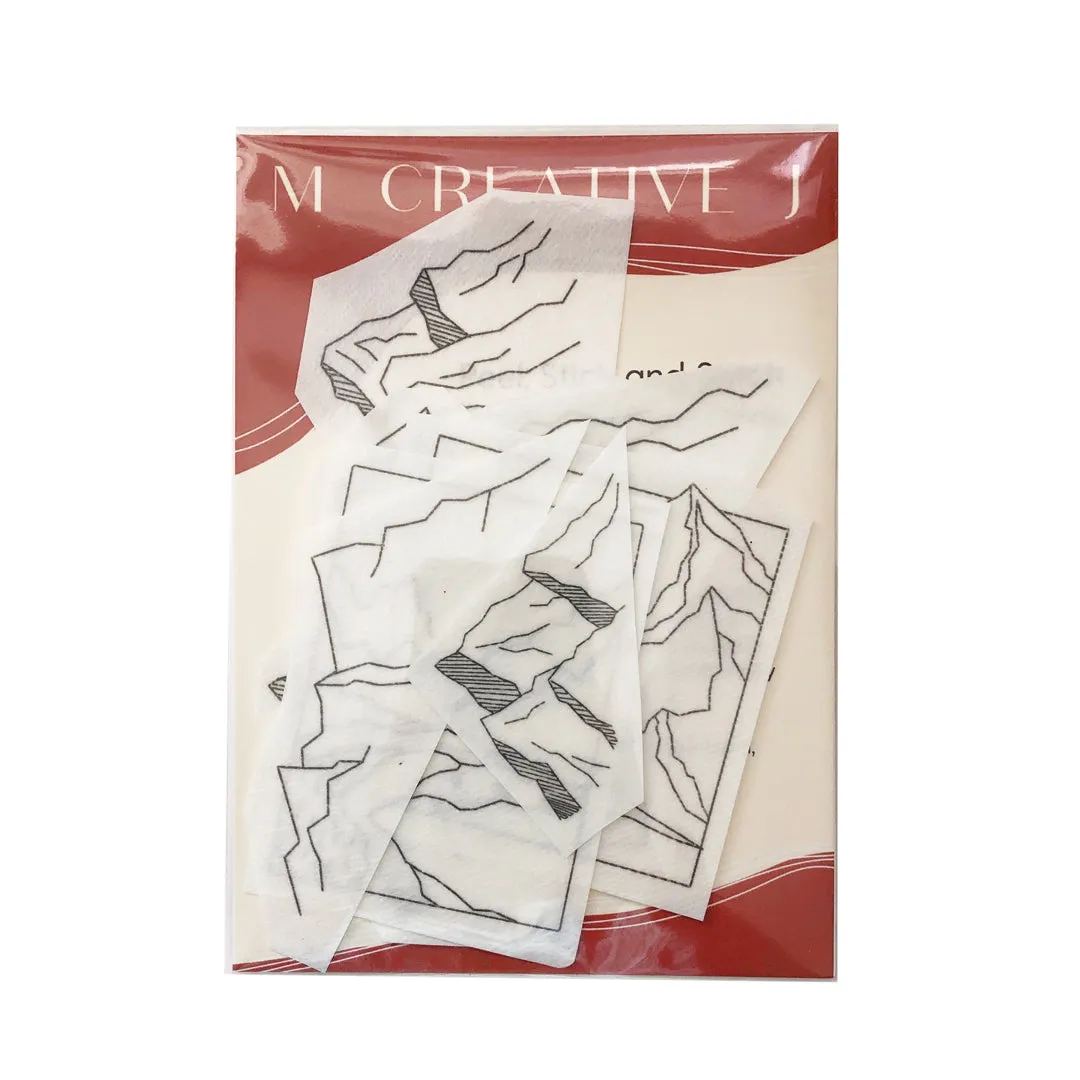 Peel, Stick & Stitch Hand Embroidery Patterns