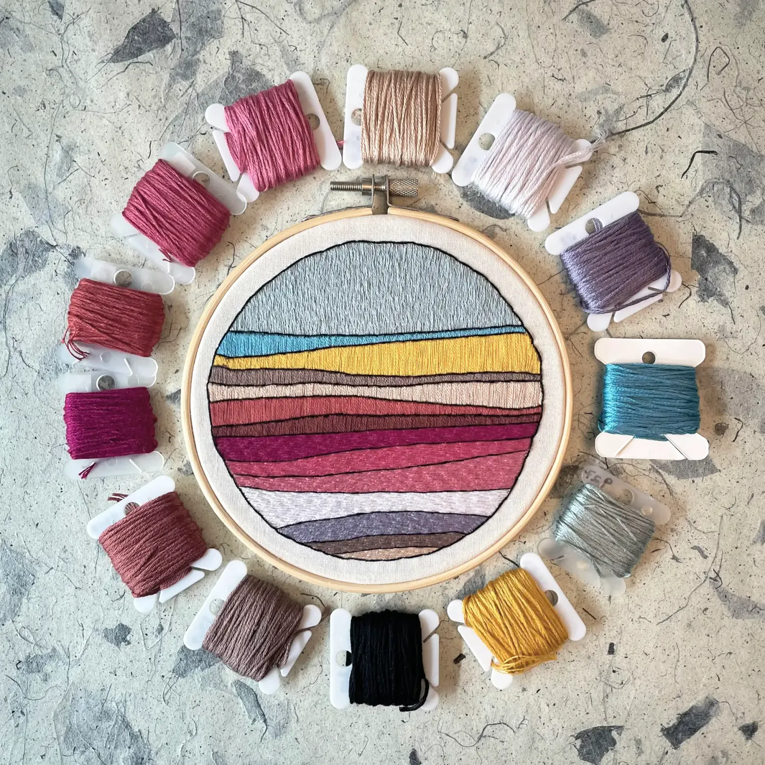 DIY Embroidery Kit - Landscape No. 2