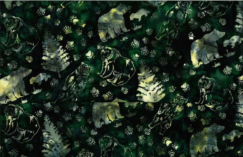 Batik Grizzly Bears